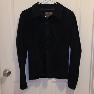 B.T. limited Suede Button Up Coat